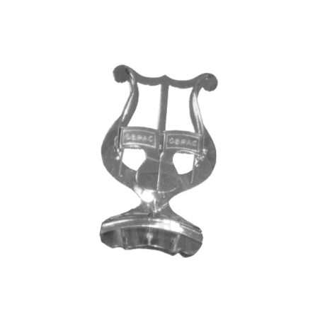 Atril Trompeta campana pinza ancha Latón Atril Trompeta campana pinza ancha Latón