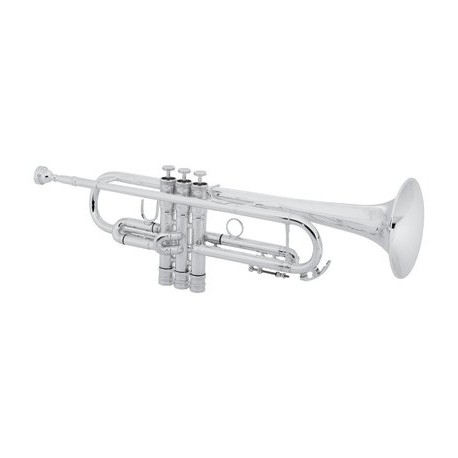 La imagen pertenece a trompeta Conn Sib 52-BSP CONNstellation plateada