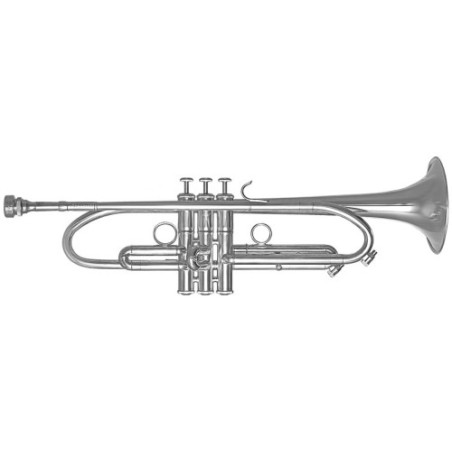 Trompeta Fides Symphony LT ML Plateada BBG