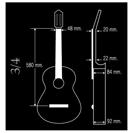 Guitarra Paco Castillo 201 3/4