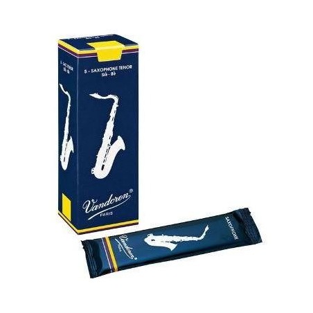 Caja de Cañas Saxofón Tenor Sib Vandoren Tradicionales Nº3 Caja de Cañas Saxofón Tenor Sib Vandoren Tradicionales Nº3