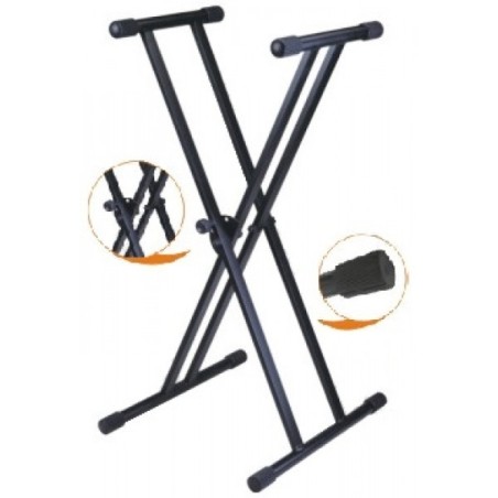 Soporte de teclado doble Soporte de teclado doble