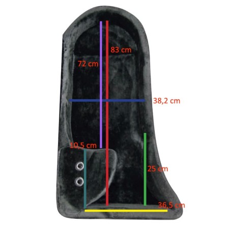  ESTUCHE TUBA ORTOLÁ CAMPANA 36,5 CMS. REF.8028