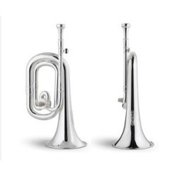 Corneta EXCALIBUR Do/Reb plateada
