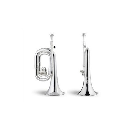 Corneta EXCALIBUR Do/Reb plateada