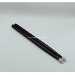 Baquetas tambor negras punta nylon